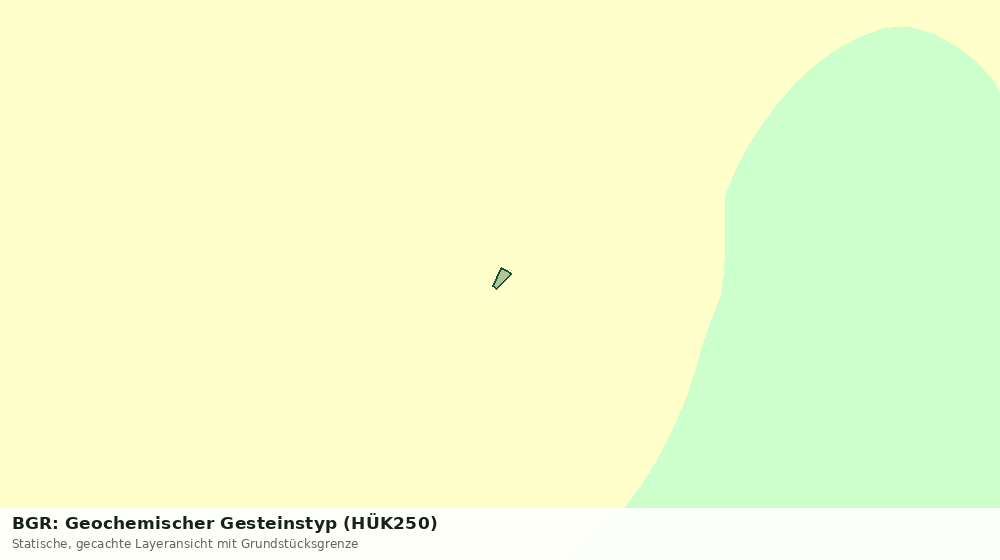 Statische Kartenansicht: BGR: Geochemischer Gesteinstyp (HÜK250)