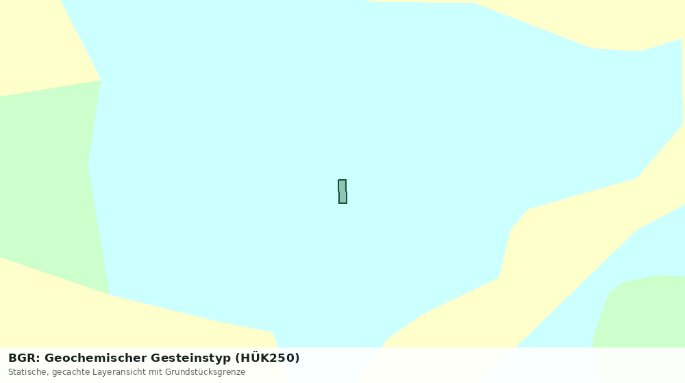 Statische Kartenansicht: BGR: Geochemischer Gesteinstyp (HÜK250)