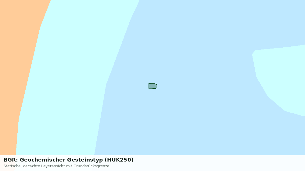 Statische Kartenansicht: BGR: Geochemischer Gesteinstyp (HÜK250)