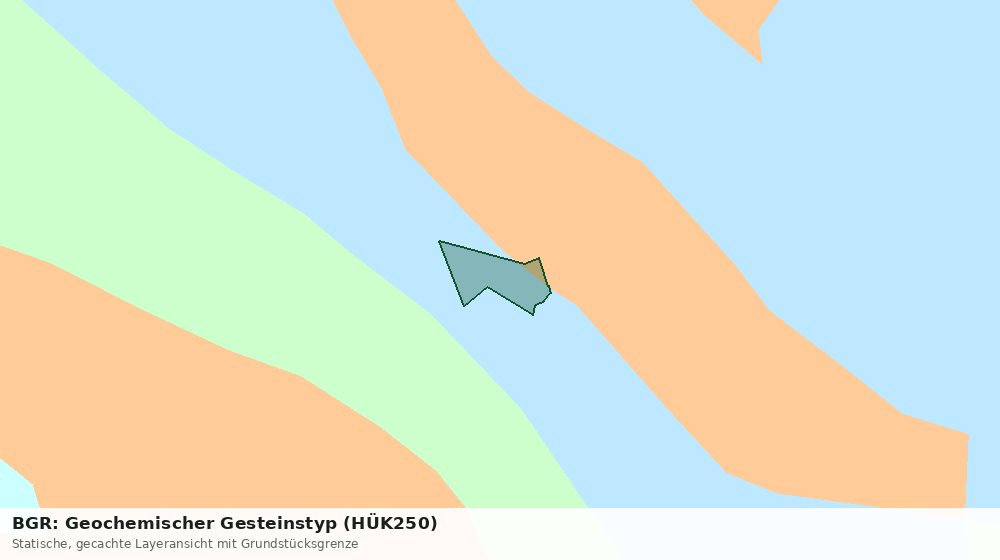 Statische Kartenansicht: BGR: Geochemischer Gesteinstyp (HÜK250)