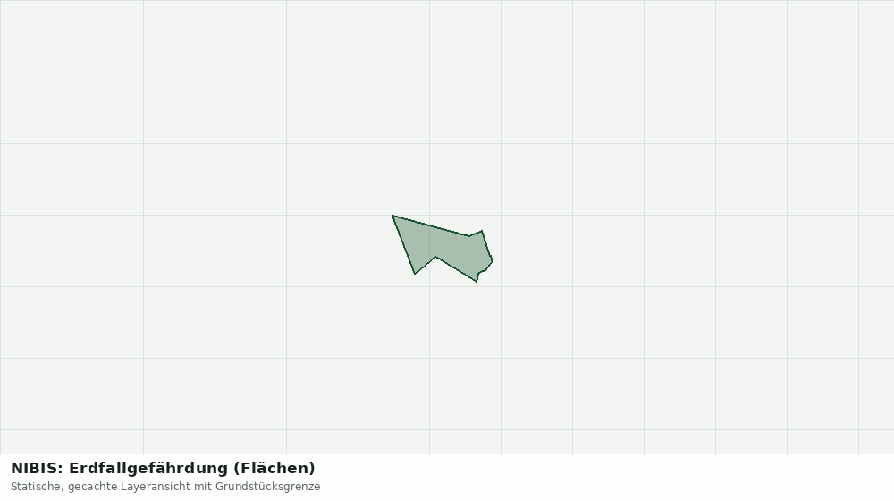 Statische Kartenansicht: NIBIS: Erdfallgefährdung (Flächen)