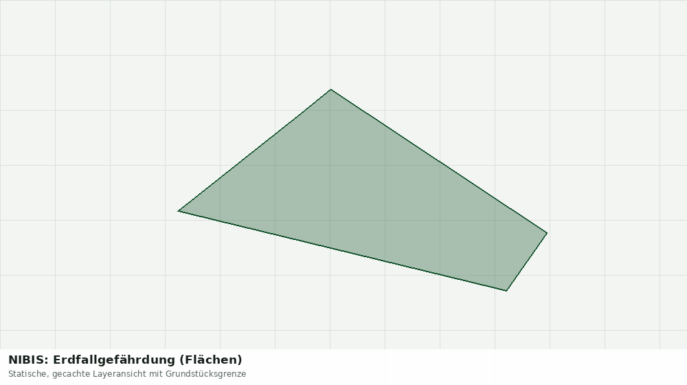 Statische Kartenansicht: NIBIS: Erdfallgefährdung (Flächen)