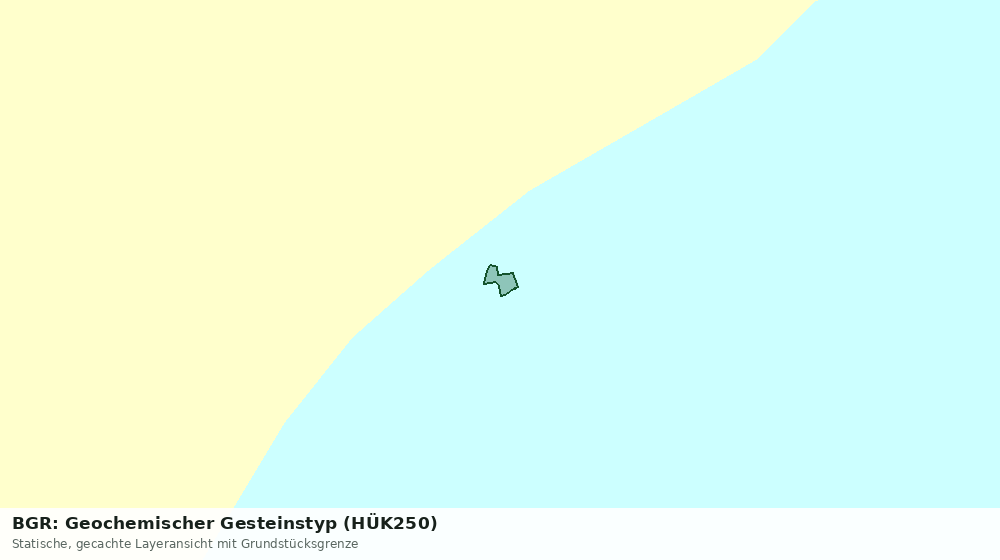 Statische Kartenansicht: BGR: Geochemischer Gesteinstyp (HÜK250)