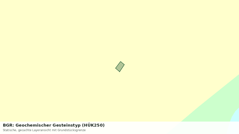 Statische Kartenansicht: BGR: Geochemischer Gesteinstyp (HÜK250)
