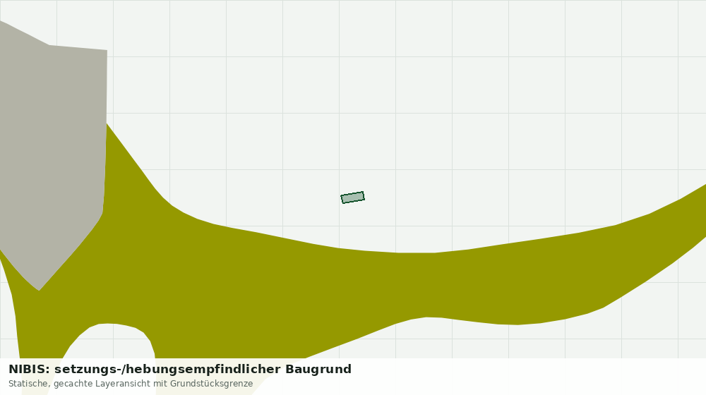 Statische Kartenansicht: NIBIS: setzungs-/hebungsempfindlicher Baugrund