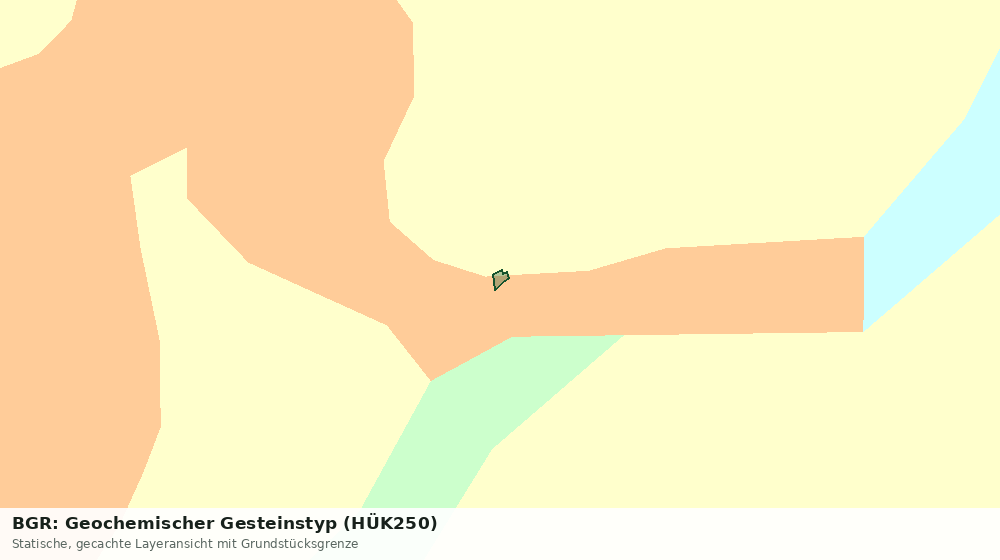 Statische Kartenansicht: BGR: Geochemischer Gesteinstyp (HÜK250)