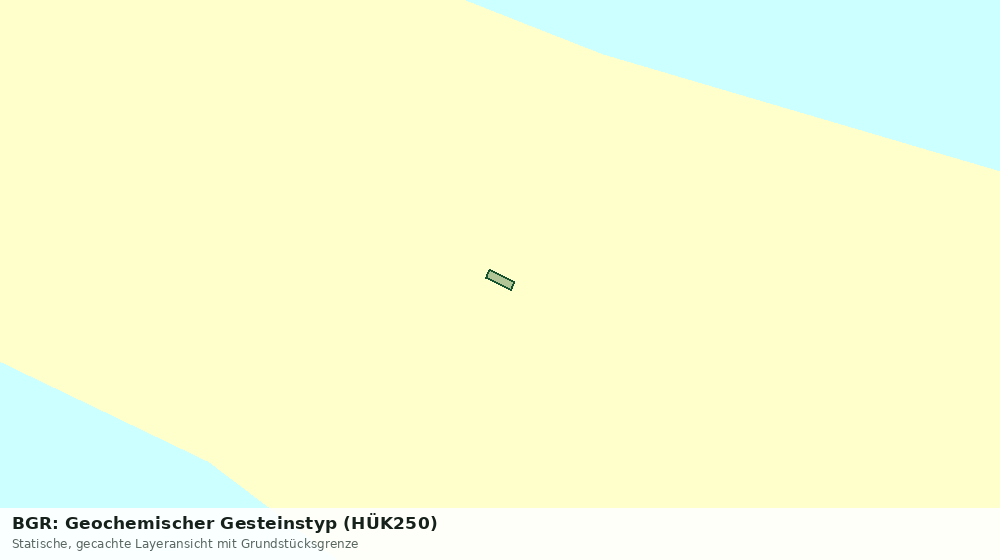Statische Kartenansicht: BGR: Geochemischer Gesteinstyp (HÜK250)