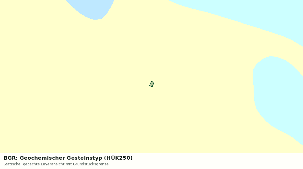 Statische Kartenansicht: BGR: Geochemischer Gesteinstyp (HÜK250)
