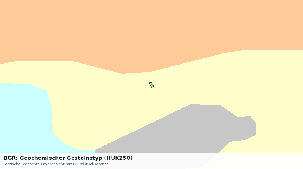 Statische Kartenansicht: BGR: Geochemischer Gesteinstyp (HÜK250)