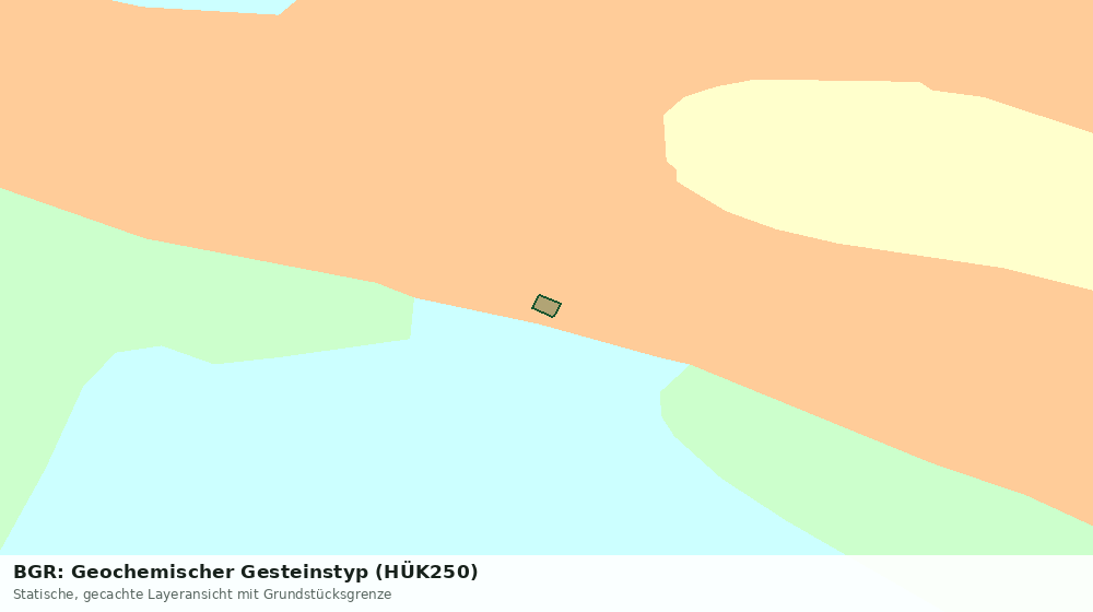 Statische Kartenansicht: BGR: Geochemischer Gesteinstyp (HÜK250)