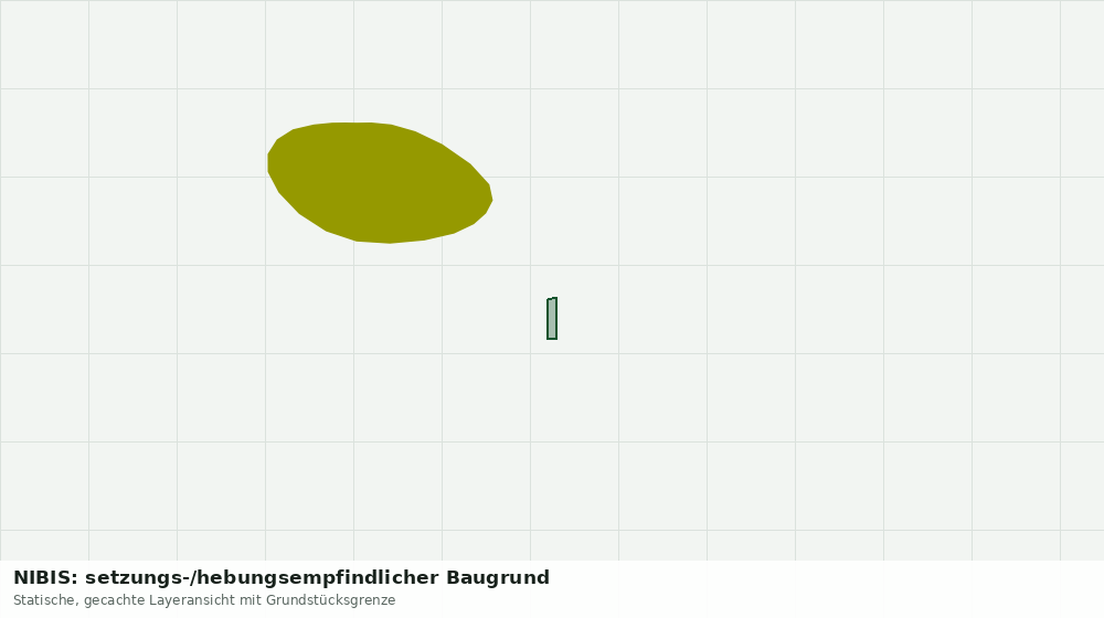 Statische Kartenansicht: NIBIS: setzungs-/hebungsempfindlicher Baugrund
