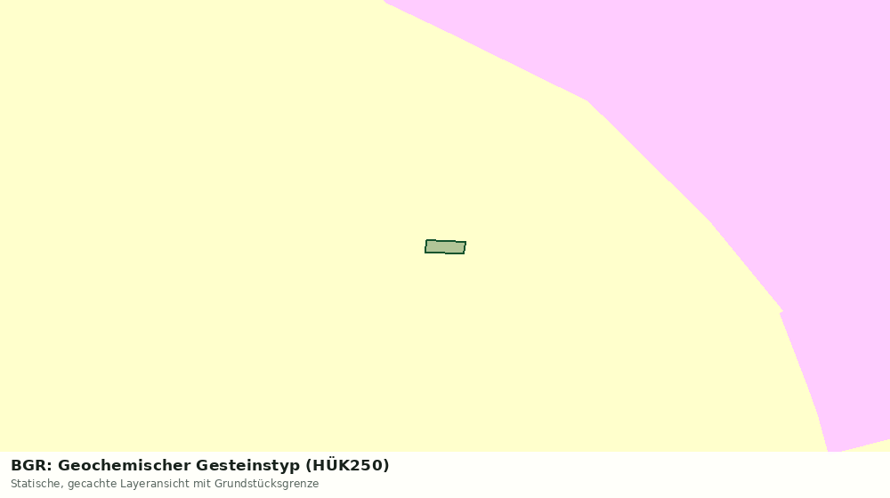 Statische Kartenansicht: BGR: Geochemischer Gesteinstyp (HÜK250)
