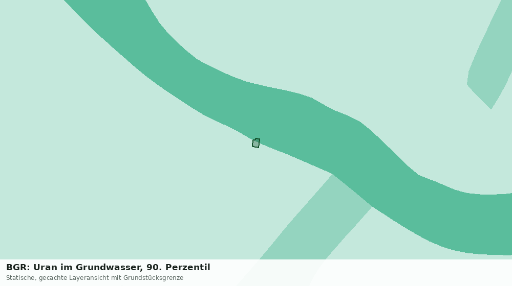 Statische Kartenansicht: BGR: Uran im Grundwasser, 90. Perzentil