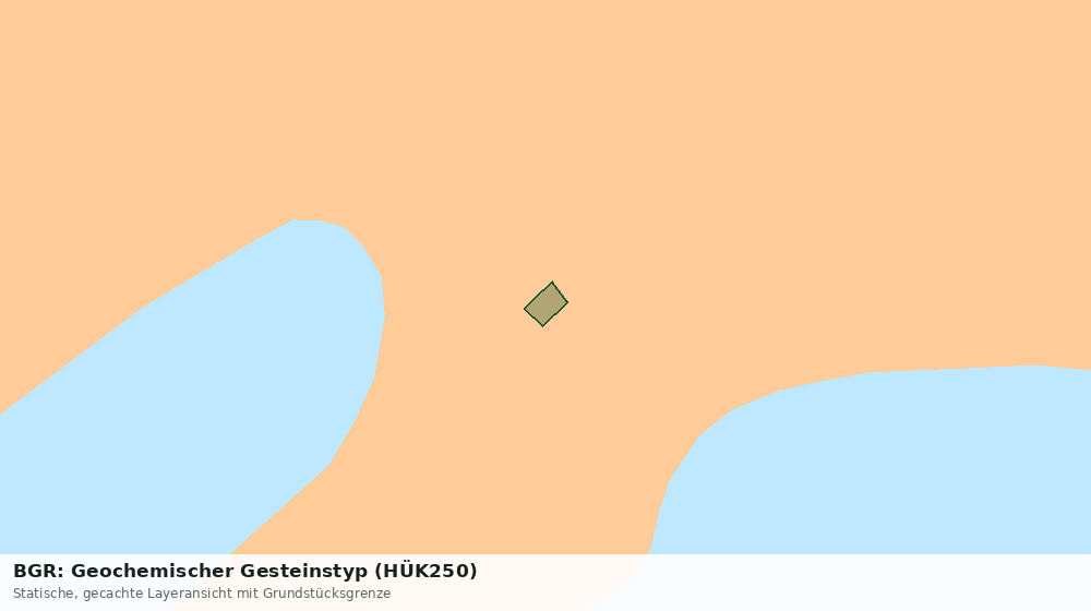 Statische Kartenansicht: BGR: Geochemischer Gesteinstyp (HÜK250)