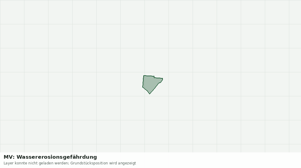Statische Kartenansicht: MV: Wassererosionsgefährdung
