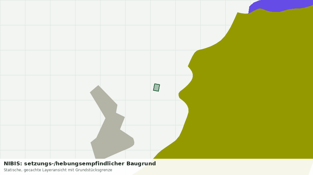 Statische Kartenansicht: NIBIS: setzungs-/hebungsempfindlicher Baugrund