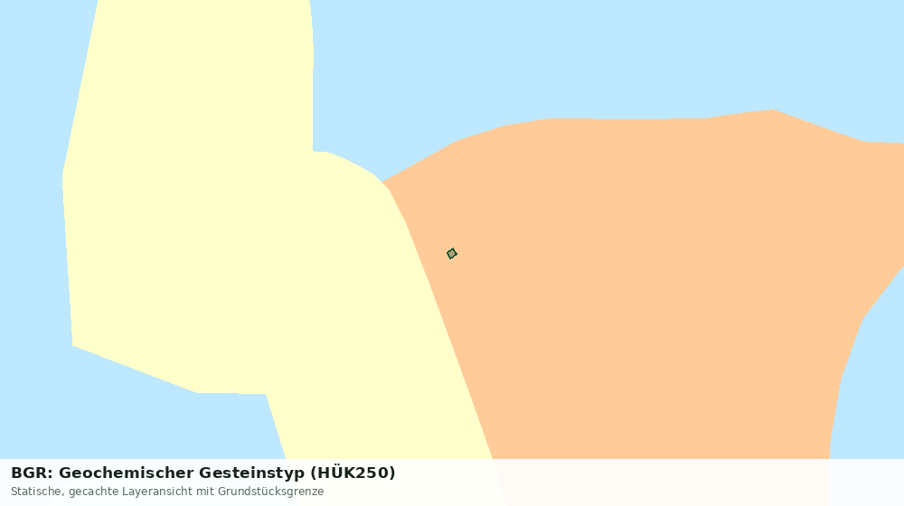 Statische Kartenansicht: BGR: Geochemischer Gesteinstyp (HÜK250)