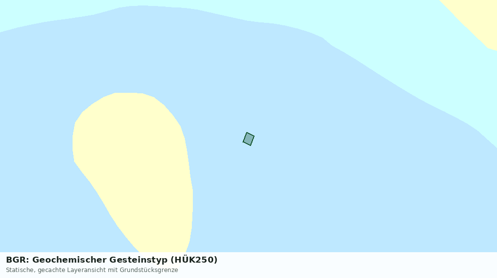Statische Kartenansicht: BGR: Geochemischer Gesteinstyp (HÜK250)