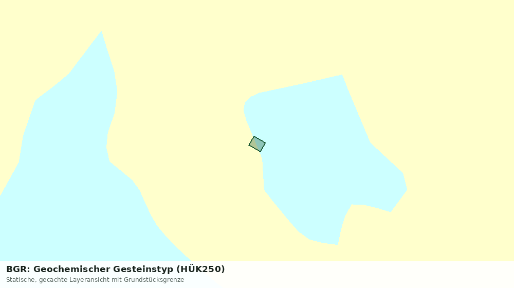 Statische Kartenansicht: BGR: Geochemischer Gesteinstyp (HÜK250)