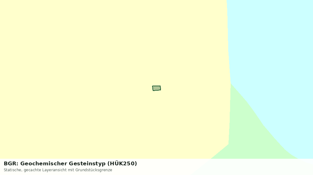 Statische Kartenansicht: BGR: Geochemischer Gesteinstyp (HÜK250)