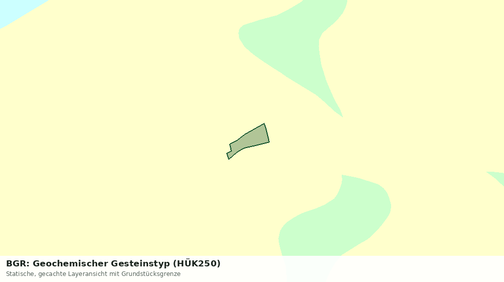 Statische Kartenansicht: BGR: Geochemischer Gesteinstyp (HÜK250)