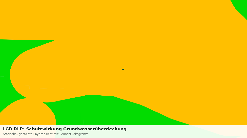 Statische Kartenansicht: LGB RLP: Schutzwirkung Grundwasserüberdeckung