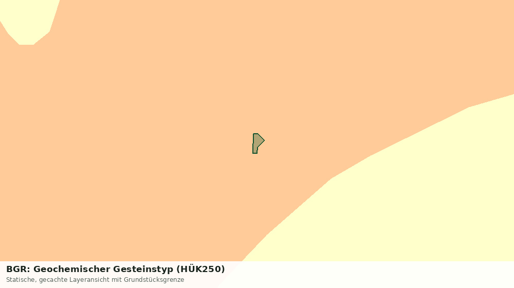 Statische Kartenansicht: BGR: Geochemischer Gesteinstyp (HÜK250)