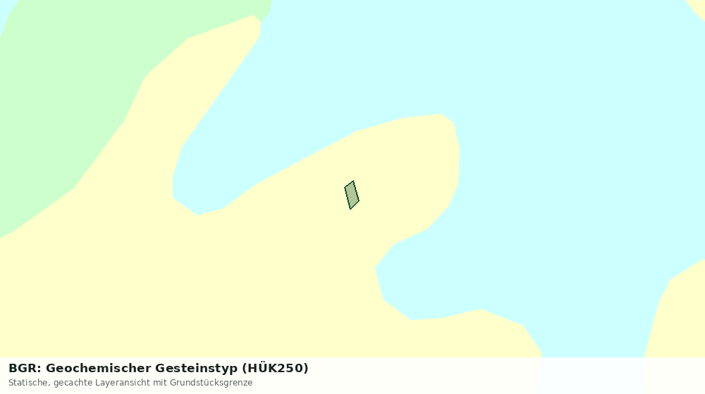 Statische Kartenansicht: BGR: Geochemischer Gesteinstyp (HÜK250)