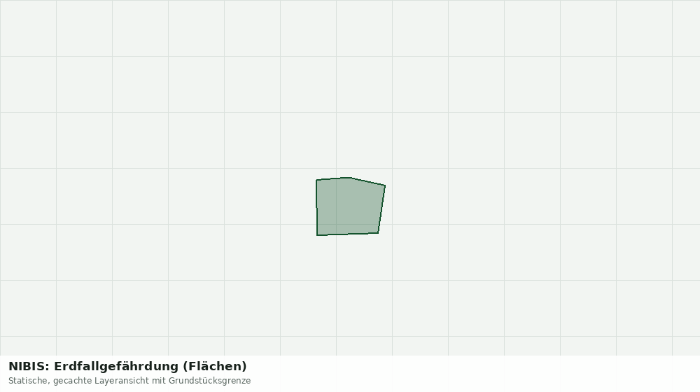 Statische Kartenansicht: NIBIS: Erdfallgefährdung (Flächen)
