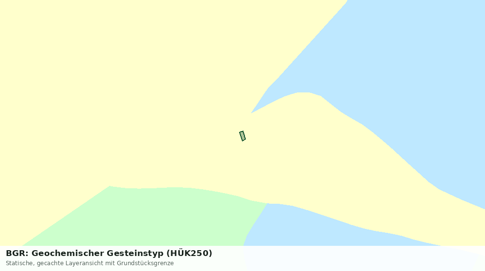 Statische Kartenansicht: BGR: Geochemischer Gesteinstyp (HÜK250)