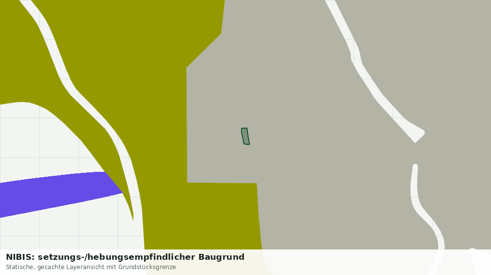 Statische Kartenansicht: NIBIS: setzungs-/hebungsempfindlicher Baugrund