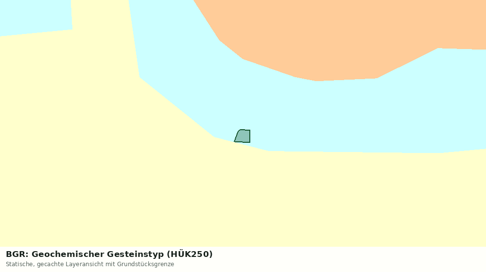 Statische Kartenansicht: BGR: Geochemischer Gesteinstyp (HÜK250)