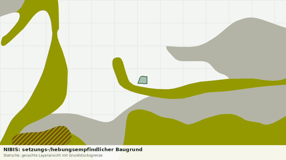 Statische Kartenansicht: NIBIS: setzungs-/hebungsempfindlicher Baugrund