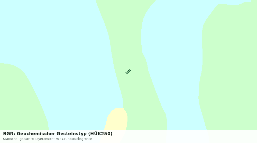 Statische Kartenansicht: BGR: Geochemischer Gesteinstyp (HÜK250)