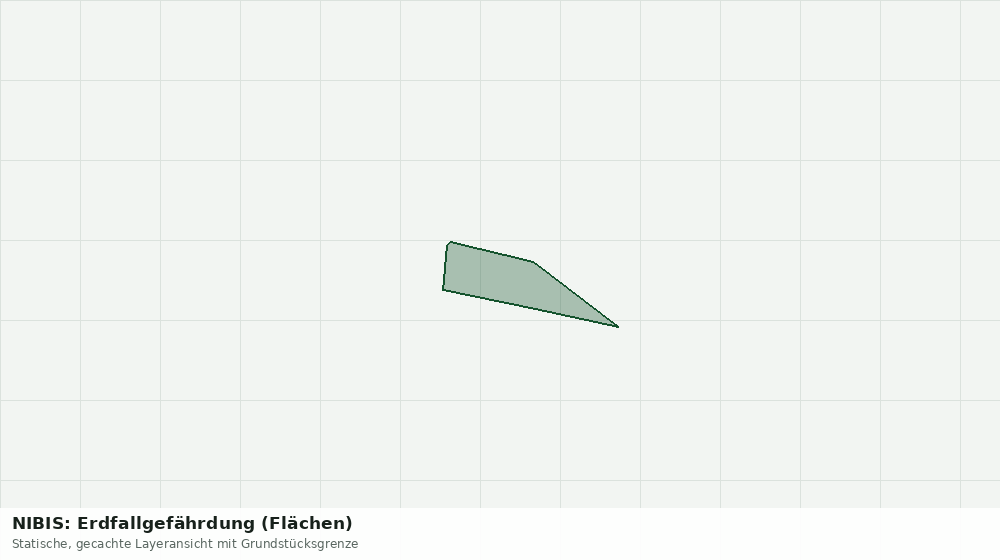 Statische Kartenansicht: NIBIS: Erdfallgefährdung (Flächen)