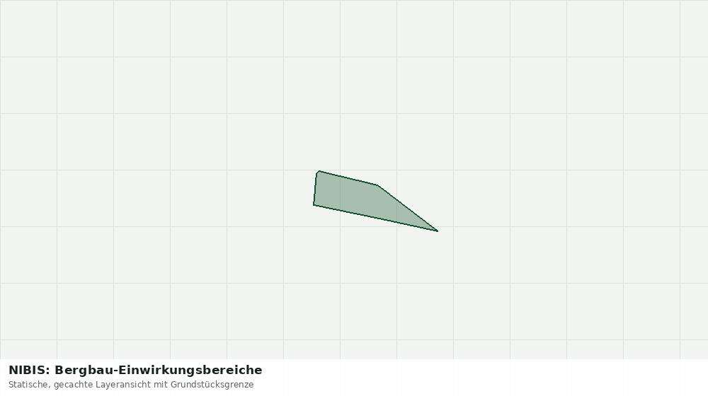 Statische Kartenansicht: NIBIS: Bergbau-Einwirkungsbereiche