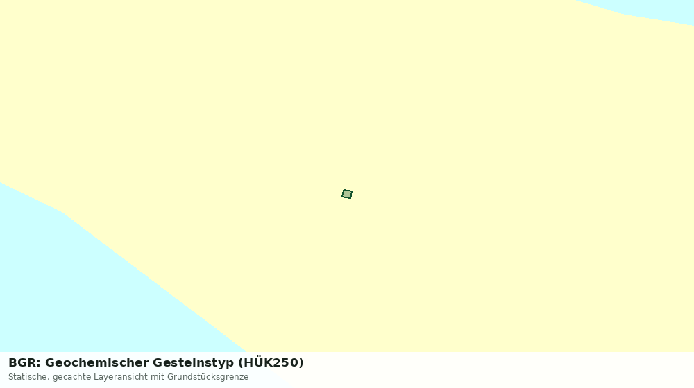 Statische Kartenansicht: BGR: Geochemischer Gesteinstyp (HÜK250)
