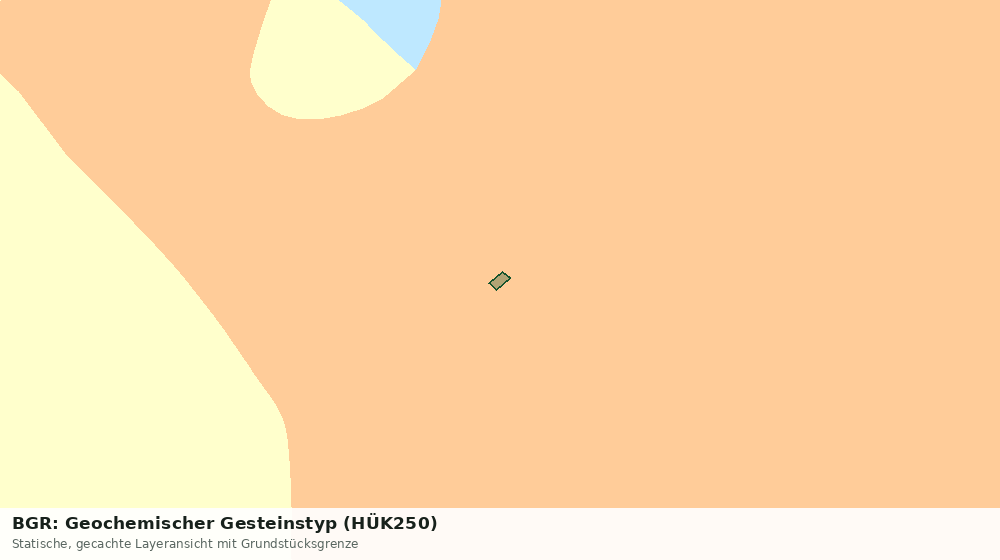 Statische Kartenansicht: BGR: Geochemischer Gesteinstyp (HÜK250)