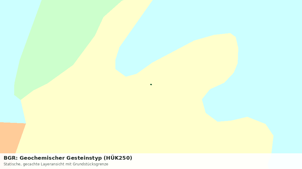 Statische Kartenansicht: BGR: Geochemischer Gesteinstyp (HÜK250)