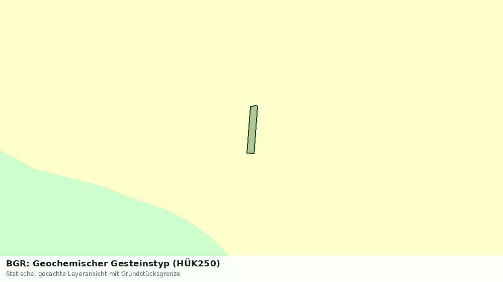 Statische Kartenansicht: BGR: Geochemischer Gesteinstyp (HÜK250)