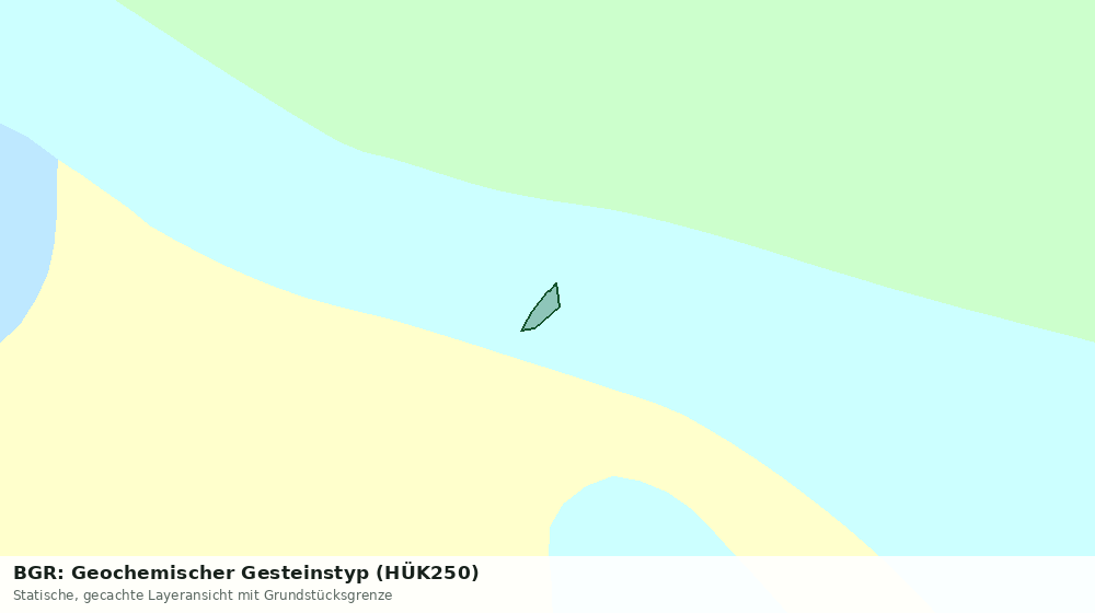 Statische Kartenansicht: BGR: Geochemischer Gesteinstyp (HÜK250)