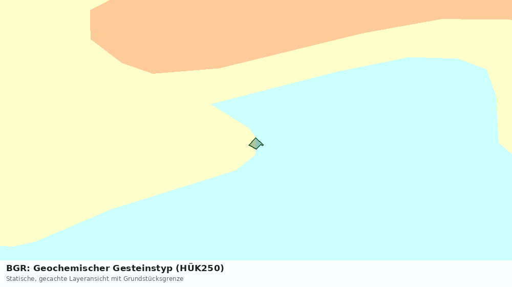 Statische Kartenansicht: BGR: Geochemischer Gesteinstyp (HÜK250)