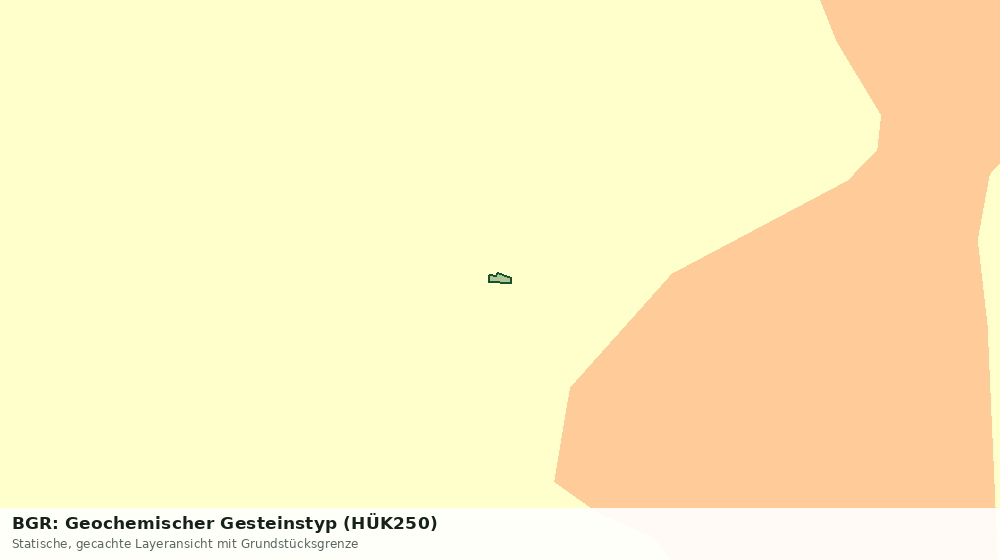 Statische Kartenansicht: BGR: Geochemischer Gesteinstyp (HÜK250)