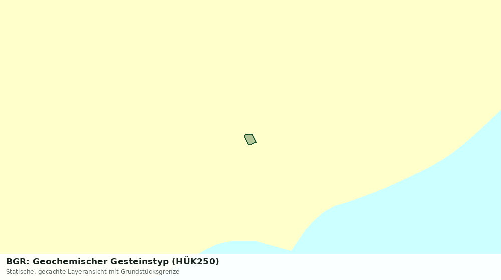 Statische Kartenansicht: BGR: Geochemischer Gesteinstyp (HÜK250)