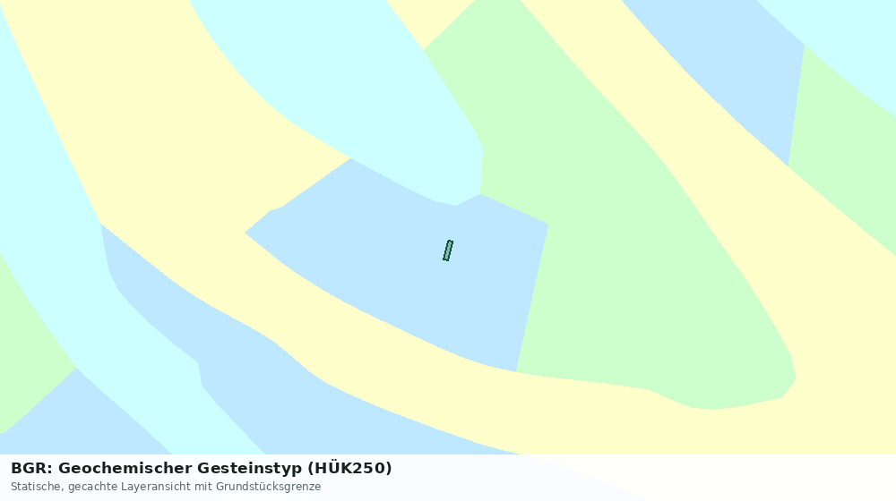 Statische Kartenansicht: BGR: Geochemischer Gesteinstyp (HÜK250)
