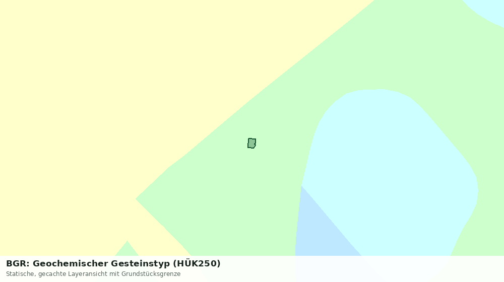 Statische Kartenansicht: BGR: Geochemischer Gesteinstyp (HÜK250)
