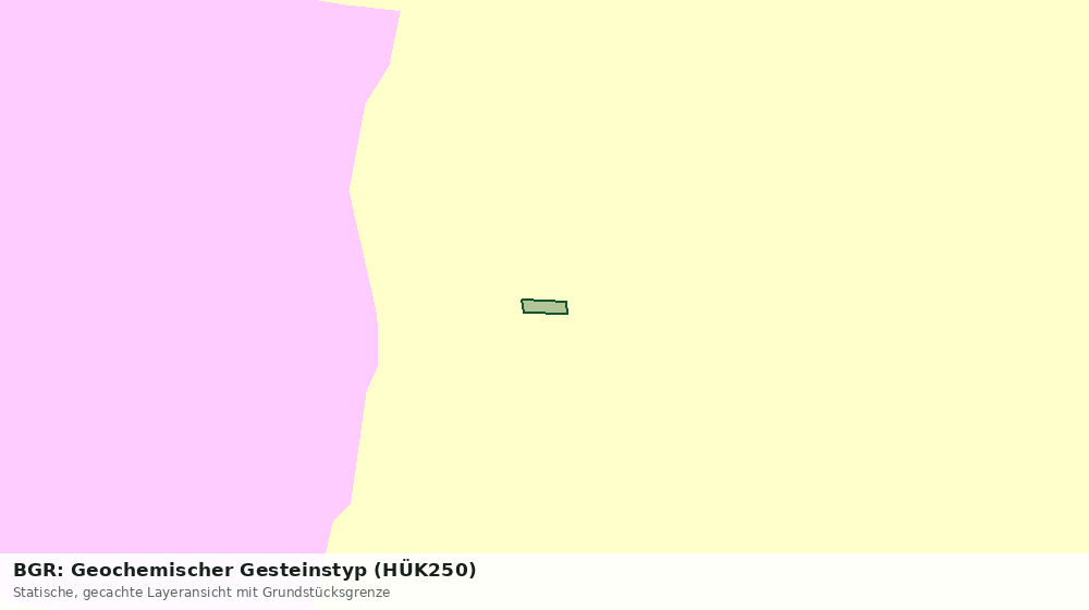 Statische Kartenansicht: BGR: Geochemischer Gesteinstyp (HÜK250)