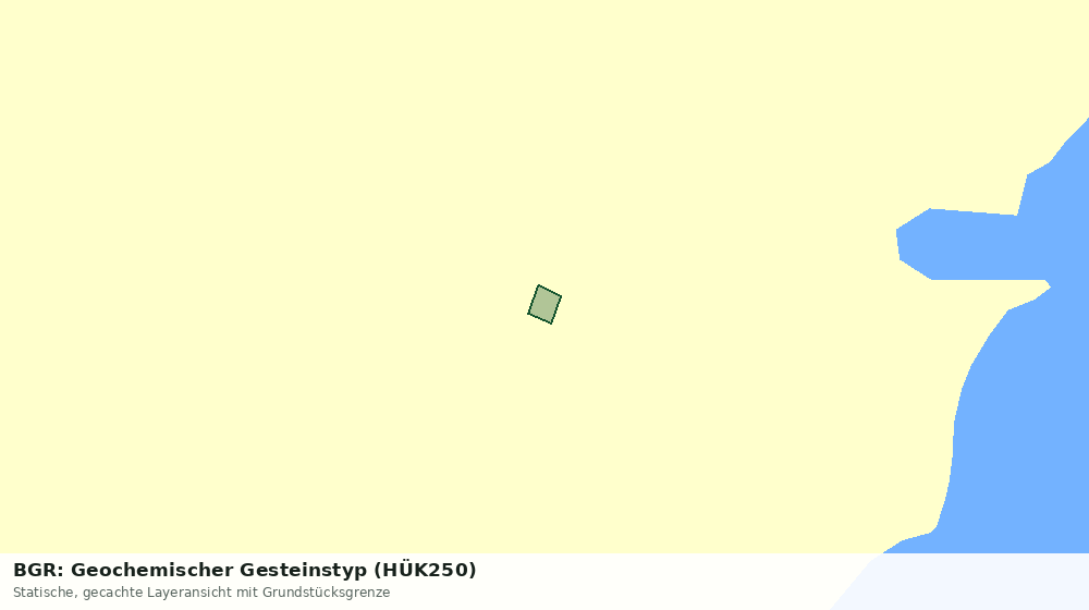 Statische Kartenansicht: BGR: Geochemischer Gesteinstyp (HÜK250)