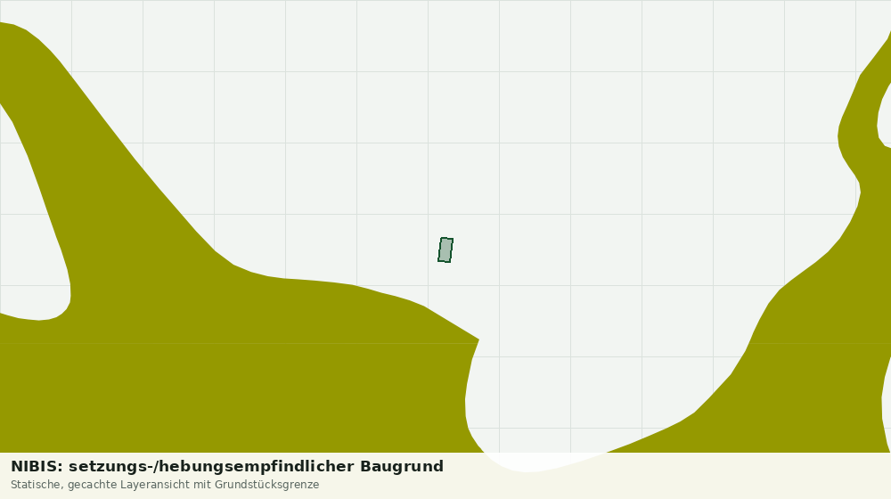 Statische Kartenansicht: NIBIS: setzungs-/hebungsempfindlicher Baugrund