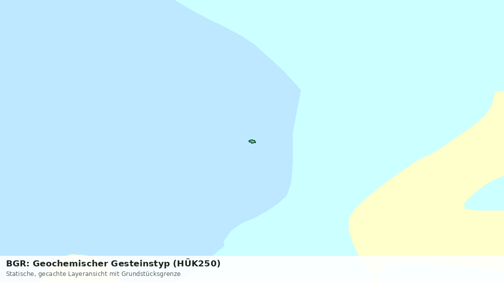 Statische Kartenansicht: BGR: Geochemischer Gesteinstyp (HÜK250)
